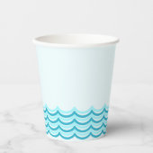 Blue Waves Party Cup Pappbecher (Vorderseite)