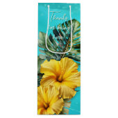 Blue Waves Polterabend Gastgeschenk Geschenktüte Für Weinflaschen (Vorderseite)