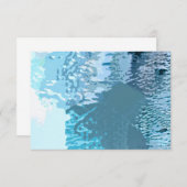 Blue Waves Print (Vorne/Hinten)