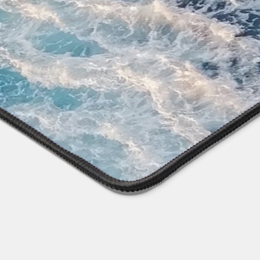 Blue Waves Schreibtischunterlage (Ecke)