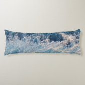 Blue Waves Seitenschläferkissen (Vorderseite)