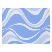 Blue Waves Tablecloth Tischdecke (Vorderseite (Horizontal))