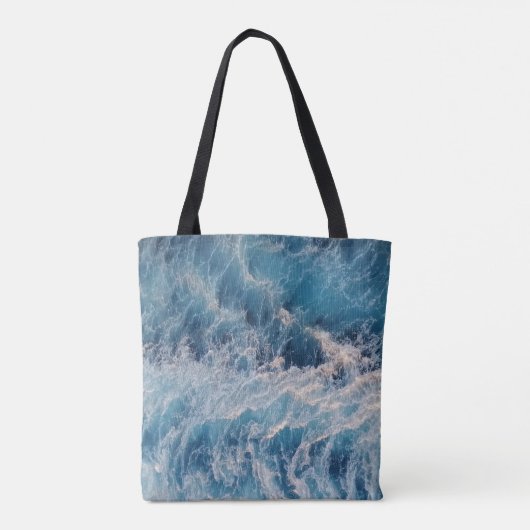 Blue Waves Tasche (Rückseite)
