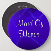 Blue Waves Trauzeugin Button (Vorne & Hinten)