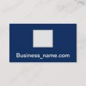 Blue Waves Visitenkarte (Rückseite)