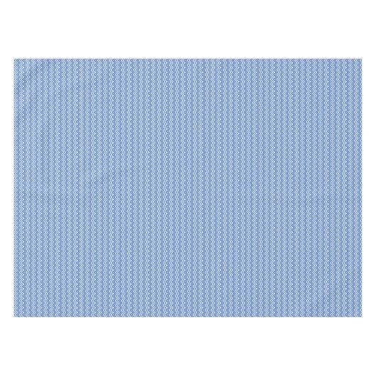 Blue Wavy Summer Pattern Rectangle Tischdecke (Vorderseite (Horizontal))