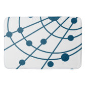 Blue Web Badematte (Vorderseite)