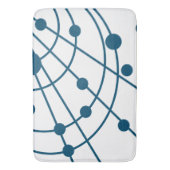 Blue Web Badematte (Vorderseite Vertikal)
