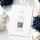 Blue Wedding Begleitkarte