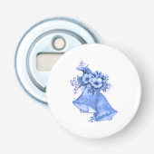 Blue Wedding Bells Flaschenöffner (Vorderseite)