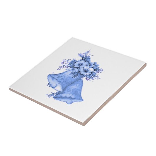 Blue Wedding Bells Fliese (Seite)