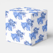 Blue Wedding Bells Geschenkschachtel (Rückseite)