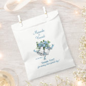 Blue Wedding Bells Geschenktütchen (Ausgeschnitten)
