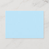 Blue Wedding Cards Begleitkarte (Rückseite)