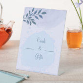 Blue Wedding Cards und Geschenke Sockelschild (In Situ)