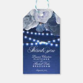 Blue Wedding Geschenkanhänger