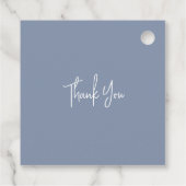 Blue Wedding Geschenkanhänger (Rückseite)