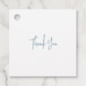 Blue Wedding Geschenkanhänger (Vorderseite)