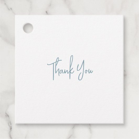 Blue Wedding Geschenkanhänger (Vorderseite)