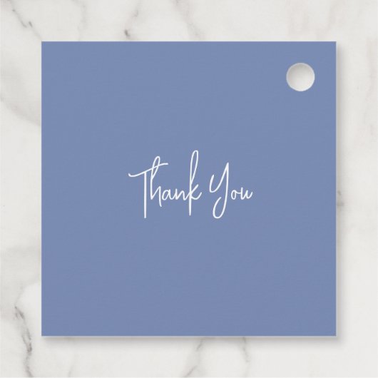 Blue Wedding Geschenkanhänger (Rückseite)