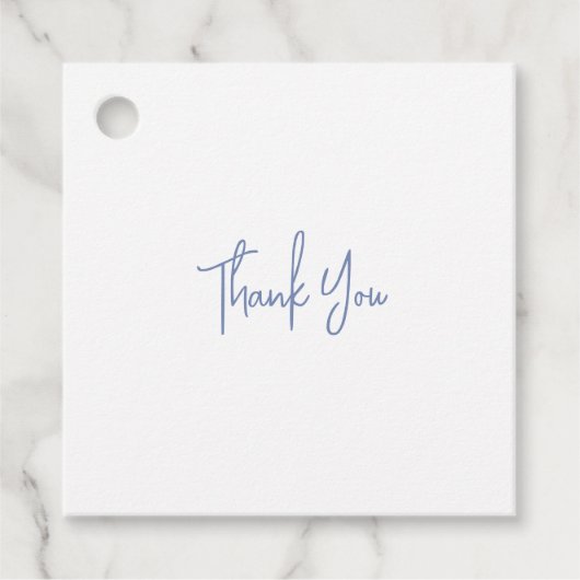 Blue Wedding Geschenkanhänger (Vorderseite)