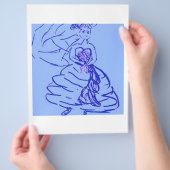 Blue Wedding Gown Bride Flyer (Hand)