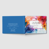 Blue Wedding Guestbook Anemone Dreamscape Wedding Gästebuch (Voll)