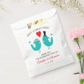 Blue Wedding Love Birds Sweet Leckereien Geschenktütchen (Versiegelt)