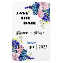 Blue Wedding Magnet