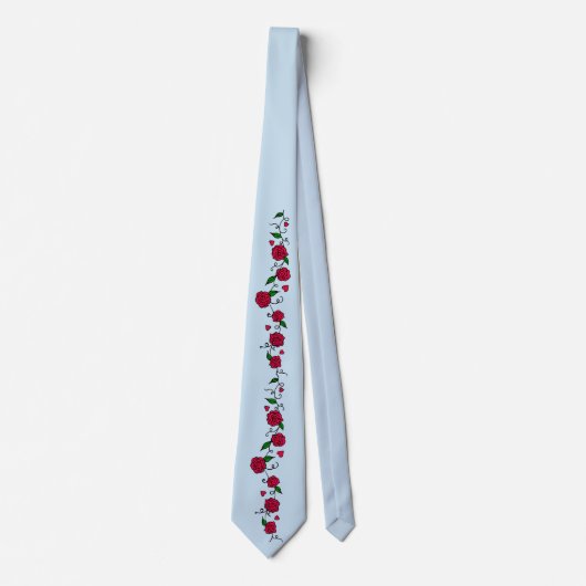 Blue Wedding Neck Tie Krawatte (Vorderseite)