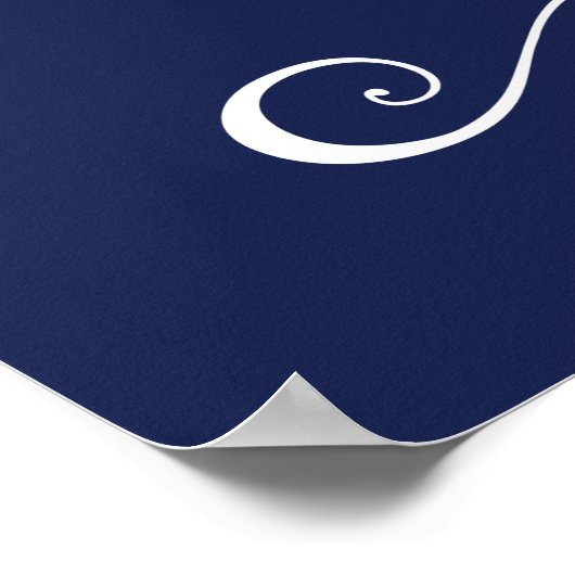 Blue Wedding Reception Schild 18x24 (Ecke)