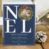 Blue Weihnachten Weihnachts-Wreath-Foto