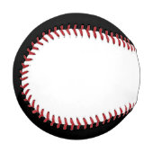 Blue Werewolf-Baseball, weiß und schwarz Baseball (Vorderseite Links)