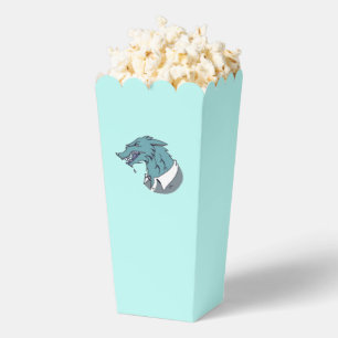 Blue Werewolf-Popcornboxen Geschenkschachtel