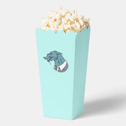 Blue Werewolf-Popcornboxen Geschenkschachtel (Geplatzt)