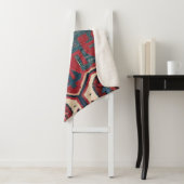 Blue Western Santa Fe Cowboy Style Verziert Sherpadecke (Beispiel)