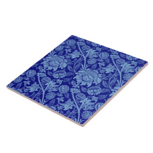 Blue Wey von William Morris Fliese (Seite)