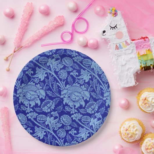 Blue Wey von William Morris Pappteller (Party)