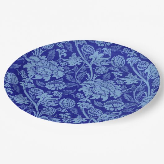 Blue Wey von William Morris Pappteller (Schrägansicht)