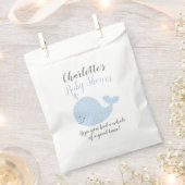 Blue Whale Baby Dusche Gastgeschenk Bags Geschenktütchen (Ausgeschnitten)