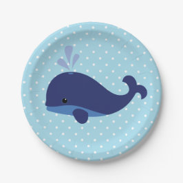 Blue Whale Baby Duschpapier Teller