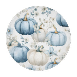 BLUE & WHALE FALL PUMPKINS & GOLD BLUME SCHNEIDEBRETT