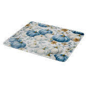 BLUE & WHALE FALL PUMPKINS & GOLD BLUME SCHNEIDEBRETT (Ecke)