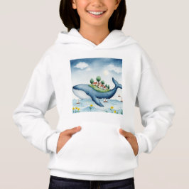 Blue whale hoodie