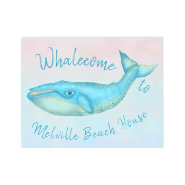 Blue Whale Nautical Whalecome | Name