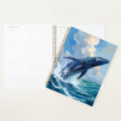 Blue Whale | Ocean Sea Animal Watercolor Planer (Anzeige)