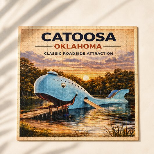 Blue Whale Route 66 Roadside-Abenteuer Puzzle