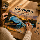 Blue Whale Route 66 Roadside-Abenteuer Puzzle