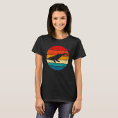 Blue Whale, Whale Lover, Whale Art, Retro Whale T-Shirt (Vorne ganz)