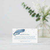 Blue Whales Ocean Book for Baby Begleitkarte (Stehend Vorderseite)